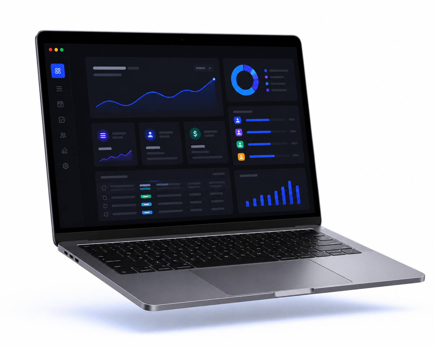 Codsha software dashboard